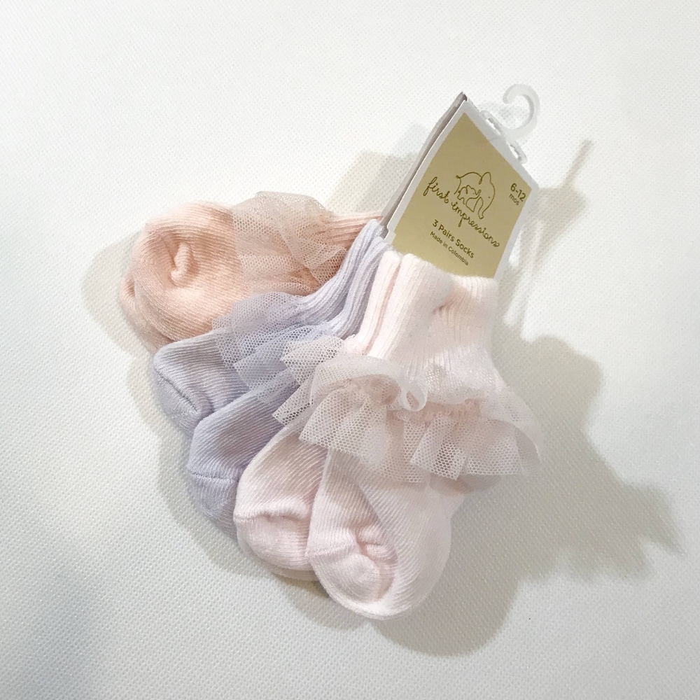First Impressions Baby Girl Socks